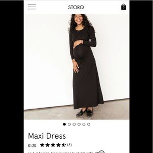 Storq Maxi Maternity Dress